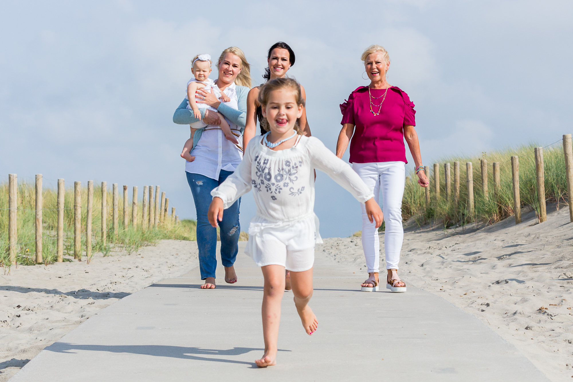Familiefoto dochters